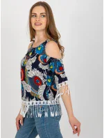 Blúzka AT BZ 2601.67 tmavo modrá