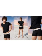 Pánske boxerky GO ABC 2.0 Hipster 6P - BLACK - black 0004 - SLOGGI Pánske boxerky GO ABC 2.0 Hipster 6P - BLACK - black 0004 - SLOGGI