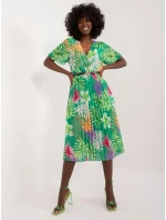 Šaty DHJ SK 13162 3.90 zelená