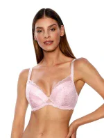 Push-up podprsenka Kinga PU-768 Alice I Pink