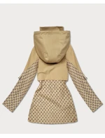 Dámska bunda so šnúrkou v páse Goodlookin sand (KK60414-2#) Dámska bunda so šnúrkou v páse Goodlookin sand (KK60414-2#)