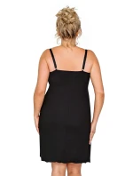 Dámska nočná košeľa Candy black plus - Donna Dámska nočná košeľa Candy black plus - Donna