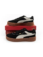 Puma buty sportowe damskie trampki Carina 3.0 skórzane czarne modne dámské