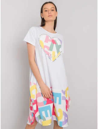 Šaty DHJ SK 13119.26P biela Šaty DHJ SK 13119.26P biela