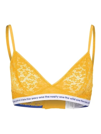 Dámska nepodšitá trojuholníková podprsenka QF5196E-YHC - Calvin Klein