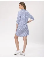 Dámske šaty Look 715 Pacifico modrá/biela - Made With Love Dámske šaty Look 715 Pacifico modrá/biela - Made With Love