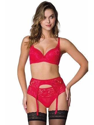 Dámska podprsenka Hannah 0115/11 Red - MAT Dámska podprsenka Hannah 0115/11 Red - MAT