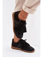 Dámské tenisky s třásněmi Černé Dorivelle