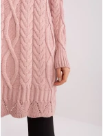 BA SK 8006 šaty.52P svetlo ružová