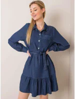 Šaty DHJ SK 3679.52P tmavo modrá Šaty DHJ SK 3679.52P tmavo modrá