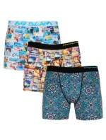 Pánske boxerky fit mix 3PACK PACMRT-PO - 69SLAM