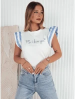 Dámske tričko AMOURI modré FashionStreet RY2413 Dámske tričko AMOURI modré FashionStreet RY2413
