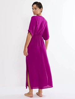 Plážové šaty MyWear Kaftan Maxi Dress - RASPBERRY JUICE - TRIUMPH RASPBERRY JUICE - TRIUMPH