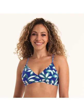 Style Minou Top Bikini - horný diel 8733-1 modrá oceán - RosaFaia