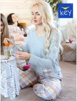 Dámske pyžamo Key LNS 458 B23 Flanel S-XL