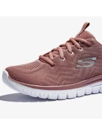 Skechers Graceful Get Connected Dámske ružové športové topánky (12615-MVE) Dámske