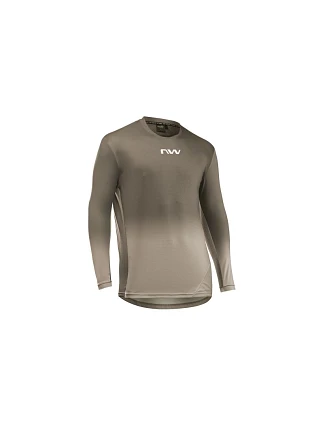 Cyklistické tričko NORTHWAVE Edge 2 Jersey L/s, hnedé Cyklistické tričko NORTHWAVE Edge 2 Jersey L/s, hnedé