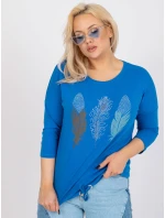 Blúzka RV BZ 0231.35X tmavomodrá