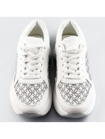 Biele dámske športové topánky (SG-137)
