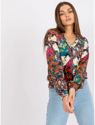 Blúzka DHJ BZ 6033 2.46P svetlohnedá