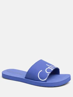 Šľapky KW0KW00398-038 modrá - Calvin Klein