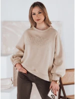 Dámska mikina COSYONE beige FashionStreet BY1349 Dámska mikina COSYONE beige FashionStreet BY1349