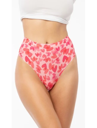 Julimex Love Vibes Jednoduché string maxi nohavičky S-2XL