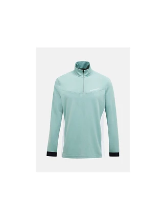 Pánska mikina PEAK PERFORMANCE M Swift Motion Midlayer, zelená Pánska mikina PEAK PERFORMANCE M Swift Motion Midlayer, zelená