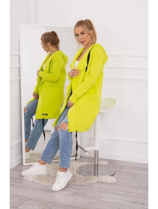 Zateplená bunda s kapucňou pistáciová Zateplená bunda s kapucňou pistáciová
