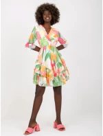 Šaty DHJ SK 0997 1.33X bielo-ružové