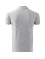 Bavlnená pánska polokošeľa svetlosivá