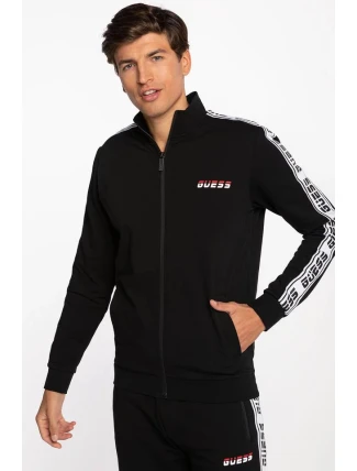 Pánska mikina U0BA33K6XF0 - JBLK čierna - Guess
