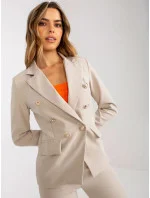 Dámske sako DHJ MA 15555 béžové - FPrice