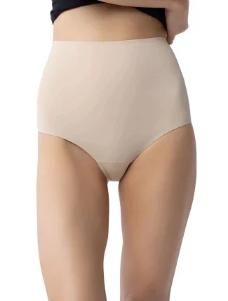 Dámske nohavičky Amber maxi vysoké béžové - JULIMEX