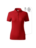 Dámske polo tričko Reserve (červené (značka))
