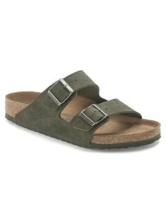 Birkenstock Arizona Vegan Microfaser Regular Dámske a pánske vegánske šľapky Desert Dust Thyme (1024550)