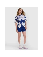 Dámske tričko oversize s potlačou 4F 4FRSS25TTSHF2692-91A