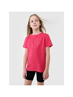 Dievčenské tričko s potlačou 4F 4FJWSS25TTSHF2176-55S