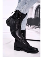 Dámske členkové topánky Black Perfecto Dámske členkové topánky Black Perfecto