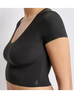 Dámsky top ZERO Feel 2.0 Crop Top - BLACK - black 0004 - SLOGGI