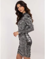 Šaty DHJ SK 15353.58P tmavosivé