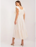 DHJ SK 8352 Šaty.04 svetlo béžová