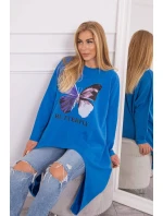 Oversize blúzka s potlačou nevädze