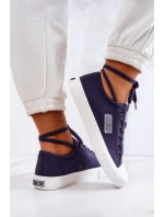 Classic Women's Sneakers BIG STAR JJ274494 Navy Blue Classic Women's Sneakers BIG STAR JJ274494 Navy Blue