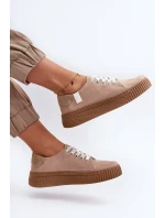 Dámske tenisky MEMORY FOAM SYSTEM BIG STAR Dark beige