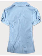Bluzka z krótkim rękawem niebieska (SSD16222D)