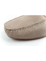 Pánske mokasíny Wrangler Maifield Suede z prírodnej béžovej kože
