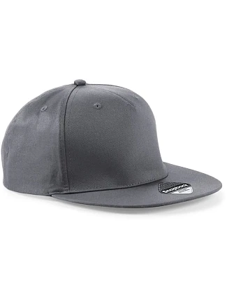 Beechfield B 610 5-panelová snapbacková čiapka 53.0610 grafitovo šedá Beechfield B 610 5-panelová snapbacková čiapka 53.0610 grafitovo šedá