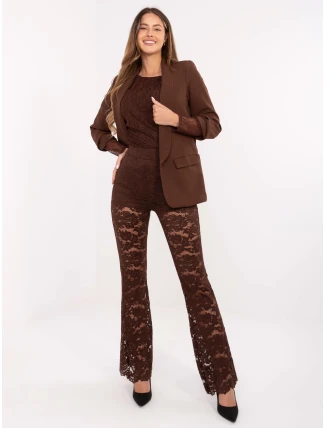 Nohavice MI SP K69 3.21P hnedé